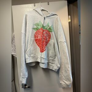 COPY - Elwood Strawberry Zip Rectangle Hoodie